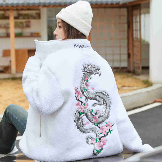 Dragon Sakura Fleece