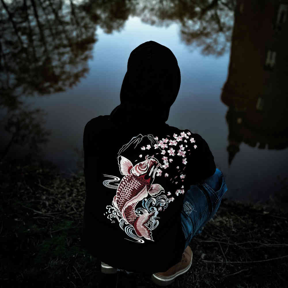 Riot society sale koi fish hoodie