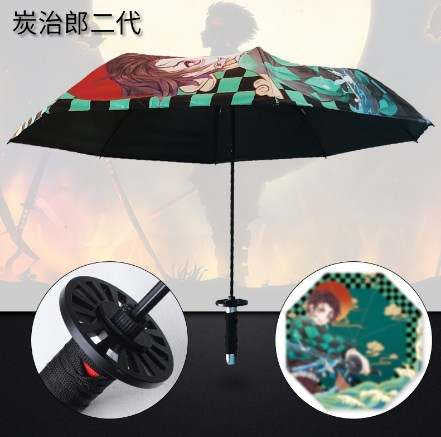 Tanjiro Schwert Regenschirm